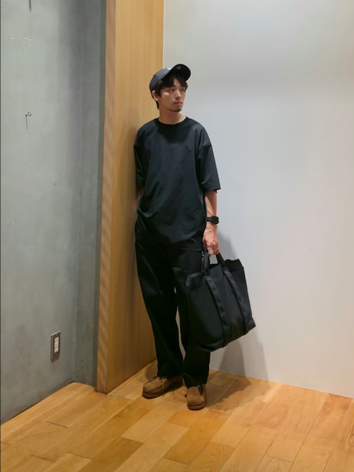 new basic　ウォッシャブルメリノウールショートスリーブTシャツ