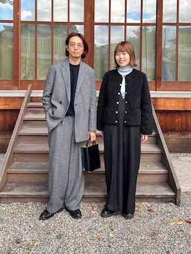 「アイテム（サロペット/オーバーオール）」を使った、UR_SkmK.さん（メンズ・167cm）の秋コーディネート