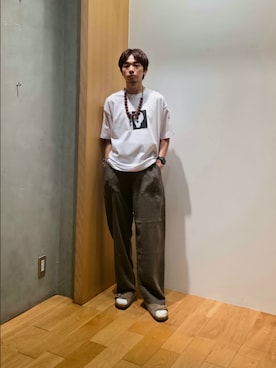 「アイテム（サンダル）」を使った、UR_SkmK.さん（メンズ・167cm・30代）の夏コーディネート