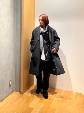 「clarks」｜UR_SkmK.さん（メンズ・167cm）の冬コーディネート