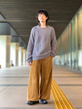 「DIGAWEL（ディガウェル）のアイテム」を使った、UR_SkmK.さん（メンズ・167cm）の秋コーディネート