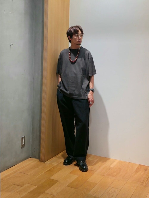 『別注』crepuscule×UR　Washi Knit Short-Sleeve T-shirts