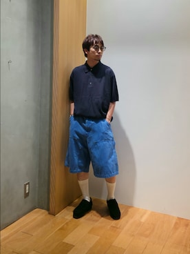 「アイテム（その他シューズ）」を使った、UR_SkmK.さん（メンズ・167cm）の夏コーディネート