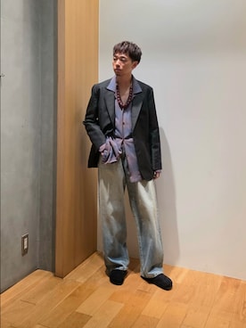 「URBAN RESEARCH（アーバンリサーチ）のnew basic　WOOL LINEN JACKET（その他アウター）」を使った、UR_SkmK.さん（メンズ・167cm・30代）の秋コーディネート