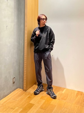 「アイテム（バックパック/リュック）」を使った、UR_SkmK.さん（メンズ・167cm）の夏コーディネート
