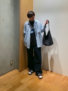「アイテム（その他）」を使った、UR_SkmK.さん（メンズ・167cm・30代）の夏コーディネート