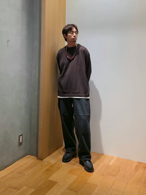 『別注』crepuscule×UR　Washi Knit Long-Sleeve T-shirts