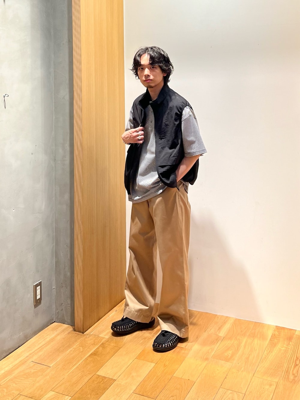 CIOTA / シオタ：スビンコットン ウエポン43カーキ チノパンツ