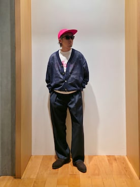 「URBAN RESEARCH（アーバンリサーチ）のアイテム（キャップ）」を使った、UR_SkmK.さん（メンズ・167cm）の秋コーディネート