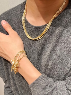 「カシミヤ」｜「アイテム（アクセサリー）」を使った、UR_SkmK.さん（メンズ・167cm）の秋コーディネート