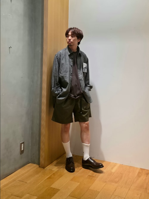 『別注』LE VETEMENT ATLANTIQUE×UR　シャンブレーシャツ