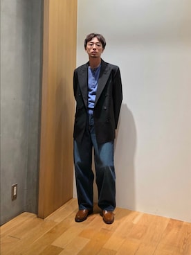「アイテム（その他アウター）」を使った、UR_SkmK.さん（メンズ・167cm）の秋コーディネート