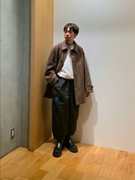 「アイテム（その他アウター）」を使った、UR_SkmK.さん（メンズ・167cm・30代）の秋コーディネート