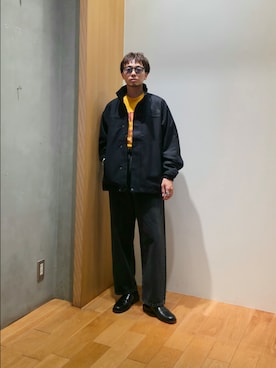 「アイテム（その他アウター）」を使った、UR_SkmK.さん（メンズ・167cm）の秋コーディネート