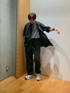 「URBAN RESEARCH（アーバンリサーチ）のNYLON DRY STRETCH SHIRTS（シャツ/ブラウス）」を使った、UR_SkmK.さん（メンズ・167cm・30代）の夏コーディネート