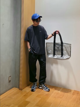 「アイテム（帽子）」を使った、UR_SkmK.さん（メンズ・167cm・30代）の夏コーディネート