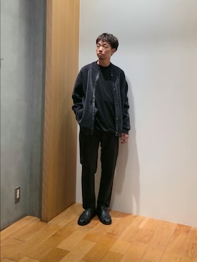 「LACOSTE（ラコステ）のアイテム」を使った、UR_SkmK.さん（メンズ・167cm）の秋コーディネート