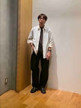 「Lee（リー）のアイテム」を使った、UR_SkmK.さん（メンズ・167cm）の夏コーディネート