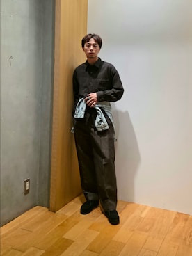 「アイテム（その他シューズ）」を使った、UR_SkmK.さん（メンズ・167cm・30代）の秋コーディネート