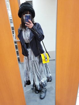 「ScoLar（スカラー）のアイテム（ジャケット/アウター）」を使った、いぬさん（レディース・158cm）の冬コーディネート