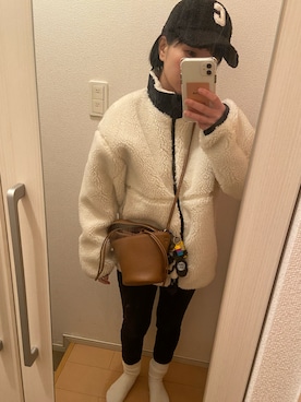 「HELLY HANSEN（ヘリーハンセン）のアイテム（ジャケット/アウター）」を使った、R♡さん（レディース・150cm）の冬コーディネート