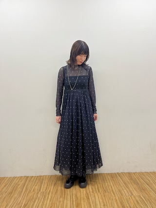 mystic（ミスティック）の「花柄プリントクロスワンピース（ワンピース