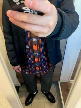 「FACETASM（ファセッタズム）のアイテム（ジャケット/アウター）」を使った、yukiさん（メンズ・170cm）の冬コーディネート