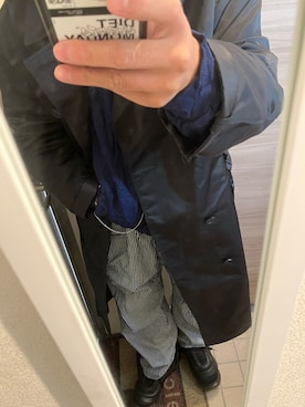 「アイテム（トレンチコート）」を使った、yukiさん（メンズ・170cm）の秋コーディネート