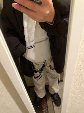 「アイテム（スニーカー）」を使った、yukiさん（メンズ・170cm）の冬コーディネート