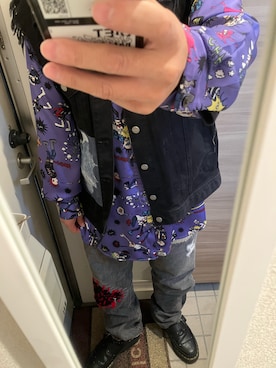 「アイテム（ベスト）」を使った、yukiさん（メンズ・170cm）の秋コーディネート