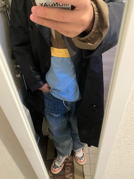 「アイテム（その他トップス）」を使った、yukiさん（メンズ・170cm）の秋コーディネート