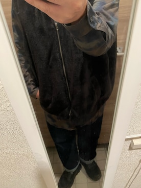 「PHENOMENON（フェノメノン）のアイテム（パンツ）」を使った、yukiさん（メンズ・170cm）の冬コーディネート