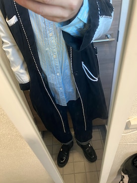 「MR.GENTLEMAN（ミスタージェントルマン）のアイテム（トップス）」を使った、yukiさん（メンズ・170cm）の秋コーディネート