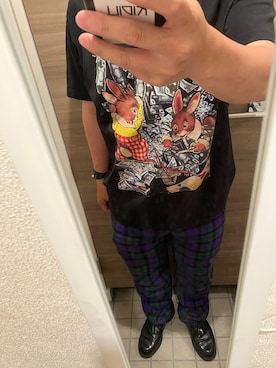 「KIDILL（キディル）のアイテム」を使った、yukiさん（メンズ・170cm）の夏コーディネート