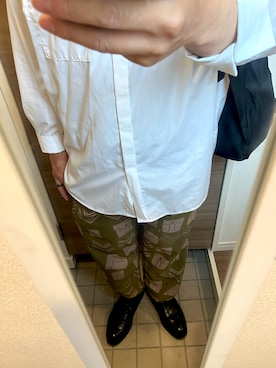 「BLACK COMME des GARCONS（ブラックコムデギャルソン）のアイテム（パンツ）」を使った、yukiさん（メンズ・170cm）の春コーディネート