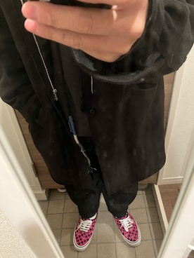 「UNDERCOVER（アンダーカバー）のアイテム（その他アウター）」を使った、yukiさん（メンズ・170cm）の冬コーディネート