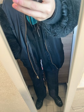 「RIOT FACETASM（ライオットファセッタズム）のアイテム」を使った、yukiさん（メンズ・170cm）の冬コーディネート