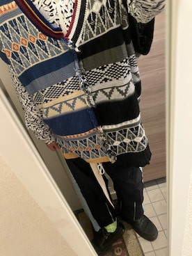 「アイテム（ジャージ）」を使った、yukiさん（メンズ・170cm）の冬コーディネート