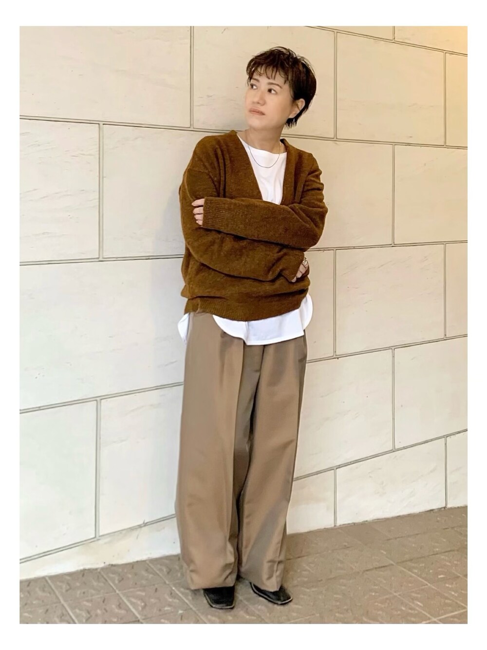 TODAYFUL - ⭐︎ゆっち　TODAYFUL Uネックソフトニット TODAYFUL（トゥデイフル）の「Uネックソフトニット（ニット