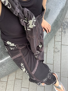 「TODAYFUL（トゥデイフル）のアイテム」を使った、mayu.tさん（レディース・155cm）の夏コーディネート
