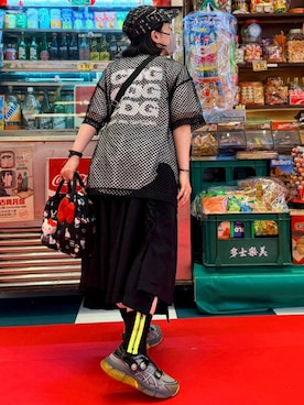 「PORTER（ポーター）のアイテム」を使った、上野放鬆さん（レディース・150cm）の夏コーディネート