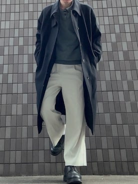 「KLEMAN（クレマン）のアイテム」を使った、颯斗さん（メンズ・165cm）の冬コーディネート