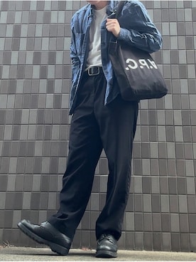 「KLEMAN（クレマン）のアイテム」を使った、颯斗さん（メンズ・165cm）の夏コーディネート
