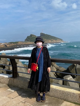 「To b. by agnes b.（トゥービーバイアニエスベー）のアイテム（ショルダーバッグ）」を使った、annさん（レディース・161cm）の冬コーディネート