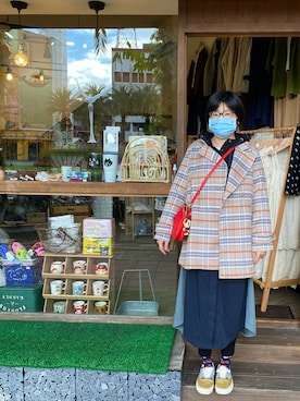 「ｎ’Or（ノアール）のアイテム」を使った、annさん（レディース・162cm）の冬コーディネート