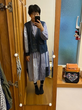 「仕事コーデ」｜「アイテム（その他）」を使った、annさん（レディース・161cm）の冬コーディネート