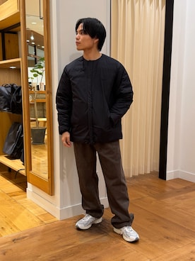 「季節の変わり目羽織コーデ」｜「アイテム（その他アウター）」を使った、katsukiさん（メンズ・168cm）の秋コーディネート