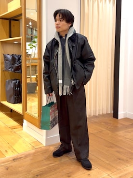 「アイテム（シューズ小物/雑貨）」を使った、katsukiさん（メンズ・168cm）の秋コーディネート