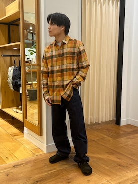 「秋のシャツ着こなし術」｜katsukiさん（メンズ・168cm）の秋コーディネート
