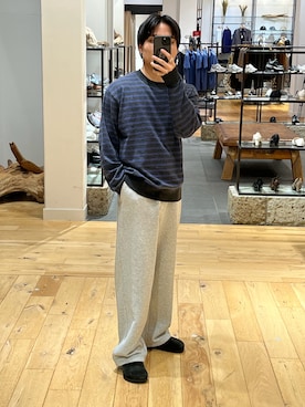 「アイテム（サンダル）」を使った、katsukiさん（メンズ・168cm）の秋コーディネート